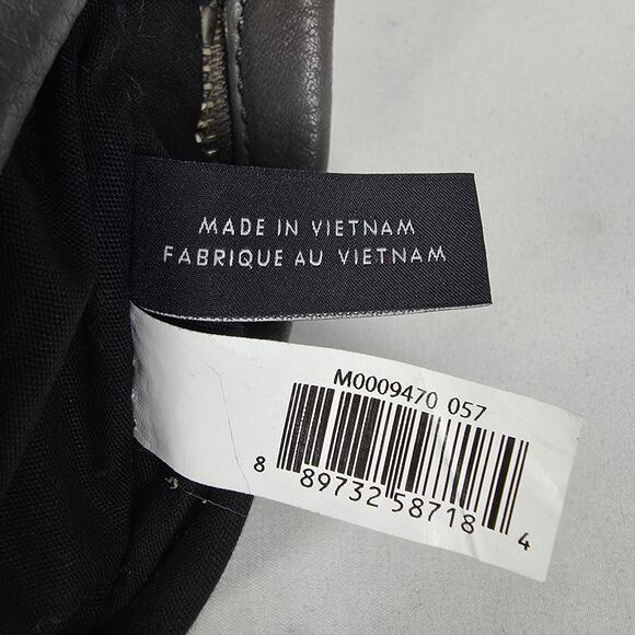 MARC JACOBS GRAY MINI CROSSBODY BAG WORKWEAR PEBBLED LEATHER MODEL: M0009470 - Picture 10 of 16